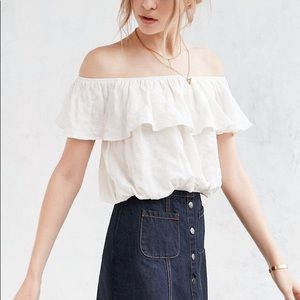UO kimchi blue ruffle top